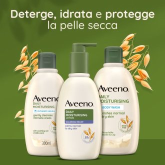 Aveeno Crema Idratante Corpo - Adatto per pelle secca e sensibile - Aroma Lavanda - 300 ml