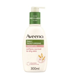 Aveeno Crema Olio Idratante Corpo - Adatta per pelle secca e sensibile - 300 ml