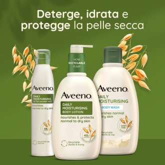 Aveeno Spray Dopo Doccia - Effetto idratante per pelle secca - 200 ml