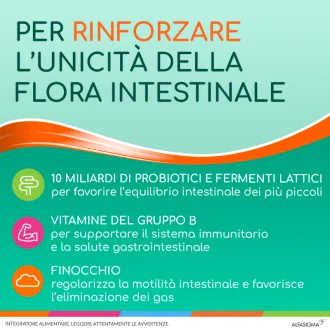 YOVIS Bambini Fragola - Integratore per l'equilibrio della flora intestinale - 10 flaconcini