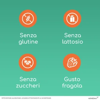YOVIS Bambini Fragola - Integratore per l'equilibrio della flora intestinale - 10 flaconcini