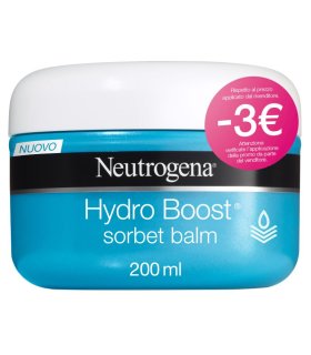 Neutrogena Hydro Boost Sorbet - Balsamo corpo rinfrescante con Acido Ialuronico - 200 ml