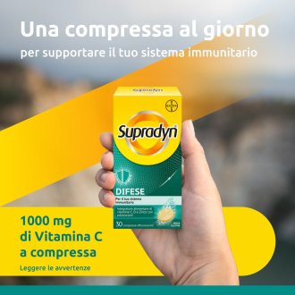 Supradyn Difese - Integratore alimentare per supportare il sistema immunitario - 30 compresse effervescenti