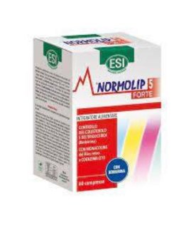 Esi Normolip 5 Forte - Integratore alimentare per il controllo del colesterolo - 60 compresse