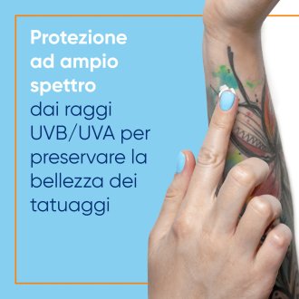 Bepanthenol Tattoo Crema Solare Protettiva SPF50+ - Crema solare per i tatuaggi - 50 ml