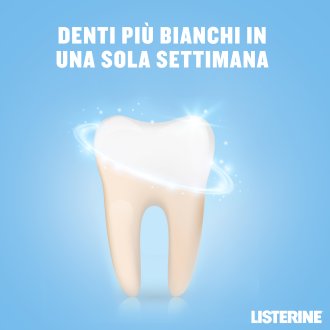 Listerine Advanced White Collutorio - Per denti più bianchi - Gusto delicato - 500 ml