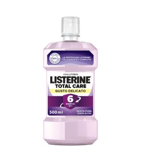 Listerine Total Care Collutorio - Ideale contro la formazione di tartaro e placca - Gusto delicato - 500 ml