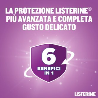 Listerine Total Care Collutorio - Ideale contro la formazione di tartaro e placca - Gusto delicato - 500 ml