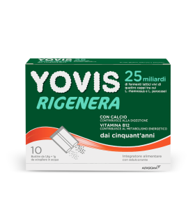 Yovis Rigenera - Integratore a base di fermenti lattici per adulti a partire dai 50 anni - 10 bustine