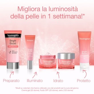Neutrogena Bright Boost Fluido Viso Idratante SPF30 - Fluido viso antietà per prime rughe - 50 ml