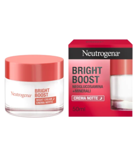 Neutrogena Bright Boost Crema Notte - Crema viso antietà per prime rughe - 50 ml