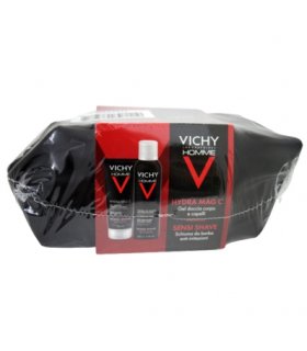 Vichy Cofanetto di Natale Uomo - Gel doccia 200 ml + Schiuma da barba 200 ml