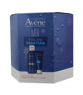 Avene Cofanetto Natale Uomo - Schiuma da barba 200 mL + Balsamo dopobarba 75 mL