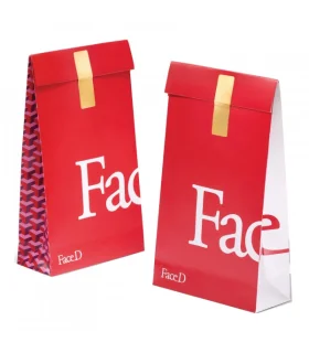 Face D Cofanetto di Natale Maschere - Maschera viso idratante + Maschera viso esfoliante + Maschera antietà
