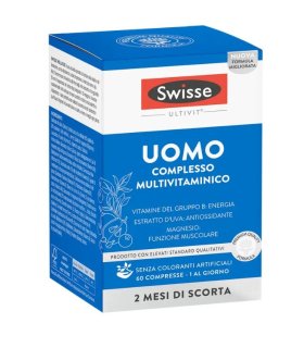 Swisse Multivitaminico Uomo - Integratore alimentare a base di vitamine e minerali - 60 compresse