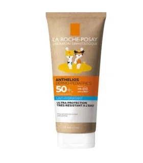 Anthelios Latte Solare Idratante Bambini SPF50+ Paper - Protezione solare per bambini resistente all'acqua per viso e corpo - 75 ml