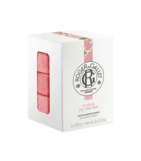 Roger & Gallet Rose Box Saponette - Idea regalo di Natale - 3 saponette profumate 