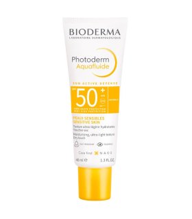 Bioderma Photoderm Aquafluid SPF50+ - Protezione solare viso effetto mat - 40 ml