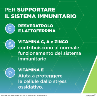 Resvis Forte XR - Integratore per il sistema immunitario - 12 Compresse Effervescenti