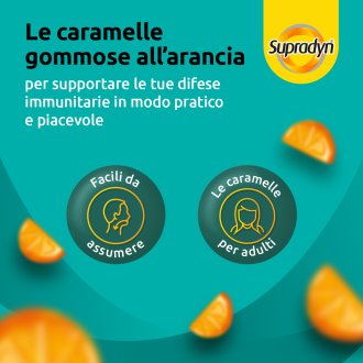 Supradyn Difese Gummy - Integratore alimentare per le difese immunitarie - 60 caramelle gommose