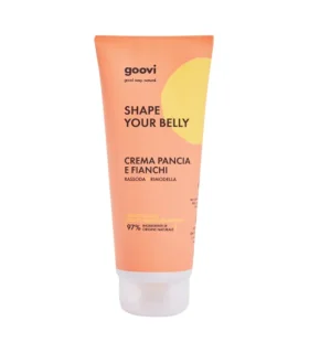 Goovi Shape Your Belly Crema Pancia e Fianchi - Crema rimodellante e tonificante - 200 ml