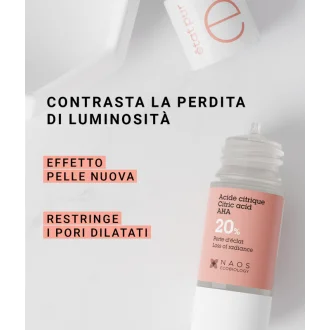 Etat Pur Acido Citrico 20% - Attivo illuminante per pelle con colorito spento - 15 ml