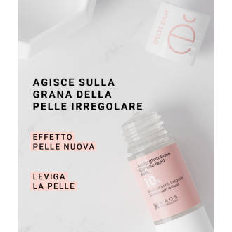 Etat Pur Acido Glicolico AHA 10% - Attivo puro esfoliante e illuminante - 15 ml