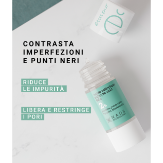 Etat Pur Acido Salicilico BHA 2% - Attivo puro per brufoli e punti neri - 15 ml Etat Pur Acido Salicilico BHA 2% - Attivo puro per brufoli e punti neri - 15 ml