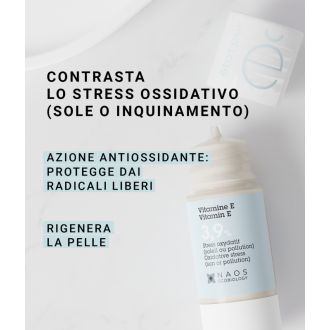 Etat Pur Vitamina E 3,9% - Attivo puro antiossidante per pelle secca - 15 ml