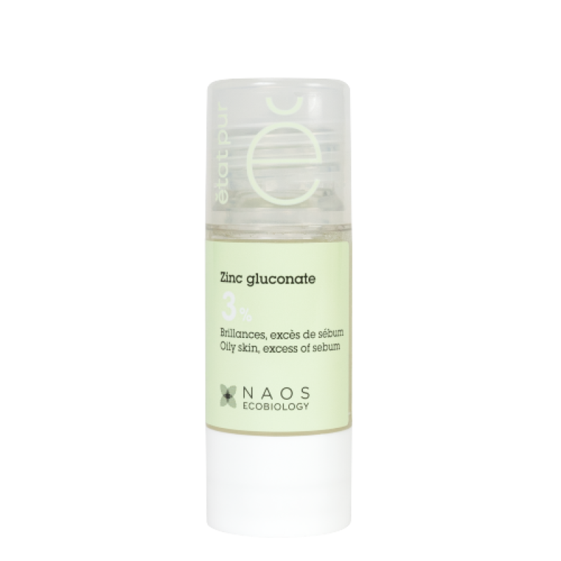Etat Pur Zinco Gluconato 3% - Attivo sebo normalizzante per pelle mista e grassa - 15 ml Etat Pur Zinco Gluconato 3% - Attivo sebo normalizzante per pelle mista e grassa - 15 ml