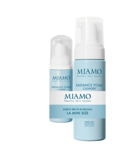 Miamo Total Care Radiance Foam Cleanser Duo - Schiuma detergente delicata per pelle sensibile - 150 ml + 50 ml - Limited Edition