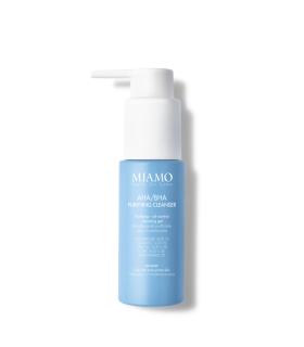 Miamo Acnever AHA/BHA Purifying Cleanser Travel Size - Detergente anti-imperfezioni per pelle grassa a tendenza acneica - 50 ml