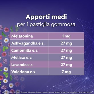 Laila Dormibene - Integratore per favorire un rapido addormentamento - 60 pastiglie gommose