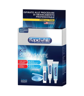 Bionike Rapid White Kit Dentale Sbiancante - Acceleratore + Gel sbiancante + Dentifricio Express White + Mascherine morbide + Scala cromatica