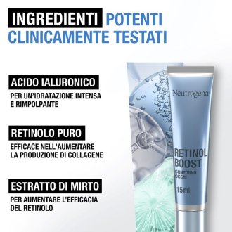 Neutrogena Retinol Boost Crema Contorno Occhi Anti-age - Contorno occhi antirughe - 15 ml