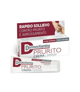 Dermovitamina Prurito Crema Intensiva - Trattamento contro prurito localizzato e arrossamento - 30 ml
