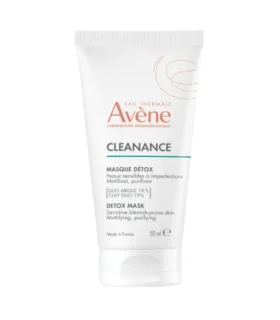 Avene Cleanance Maschera Viso Detox - Maschera purificante e opacizzante - 50 ml