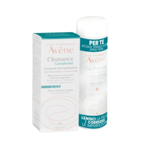 Avene Kit Antimperfezioni - Concentrato cleanance comoded + acqua termale spray 
