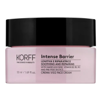 Korff Intense Barrier Crema Viso Lenitiva - Crema rigenerante per pelle arrossata e irritata - 50 ml