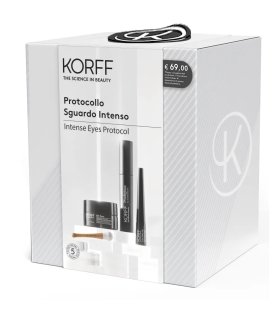 Korff Cofanetto di Natale 2023 Protocollo Occhi - Eyeliner vinile + Mascara Prodigious + Eye Zone contorno occhi antirughe