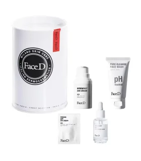Face D Cofanetto di Natale 2023 Hydra Cleanse - Pure Cleanse Detergente + Pure Plump HA4 Booster + Hydrafast Crema SPF15 + Campioncino crema 