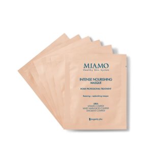 Miamo Longevity Plus Intense Nourishing Masque - Maschera viso nutriente per pelle secca - 6 pezzi da 10 ml