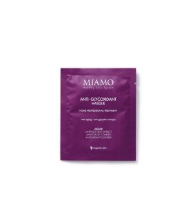 Miamo Longevity Plus Anti Glycoxidant Masque - Maschera viso anti-età e antiossidante - 6 pezzi da 10 ml