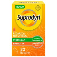 Supradyn Ricarica No Stress - Integratore alimentare per stanchezza fisica e stress - 20 Bustine