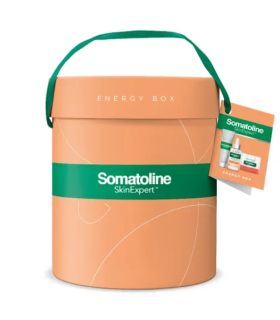 Somatoline SkinExpert Cofanetto Viso Energy - Crema esfoliante dermolevigante 20 ml + Booster illuminante 30 ml + Crema rigenerante SOS 15 ml