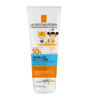 Anthelios Uvmune Dermo-Pediatrics Latte Idratante SPF 50+ - Protezione solare molto alta adatta per bambini - 75 ml