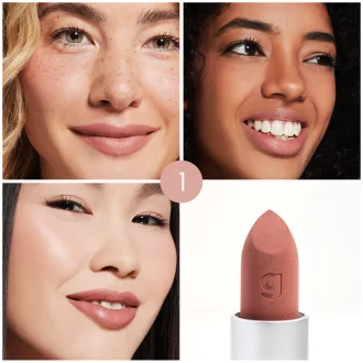 Goovi Velvet Dream Rossetto Matte 01 - Rossetto effetto opaco luminoso - Colore nude - 3,5 g