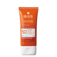 Rilastil Sun System Velevet Touch SPF 50+ - Crema idratante vellutata per pelle secca e sensibile - 50 ml