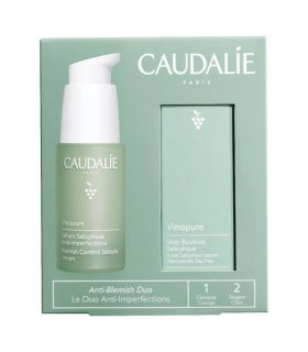 Caudalie Vinopure Cofanetto Anti-imperfezioni - Siero 30 mL + Soluzione salicilica stop brufoli 15 mL - 2024