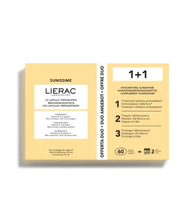 Lierac Sunissime Le Capsule Preparatrici Duo - Integratore alimentare per l'abbronzatura - 2 x 30 capsule 
